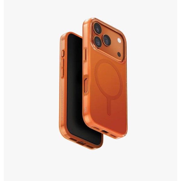 Фото - Чохол для смартфону Uniq Clario do iPhone 17 Pro Max Magclick Charging помаранчевий UNIQ- IP6.9P(2025)-CLARMVORG 8886463694855